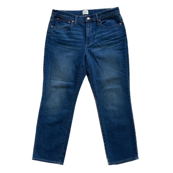 J. Crew High Rise Slim Boyfriend Jean Medium Wash Size 30 - Picture 2 of 11